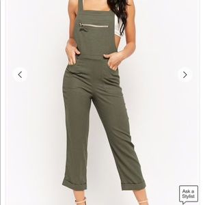 Cuffed overalls size small brand new!